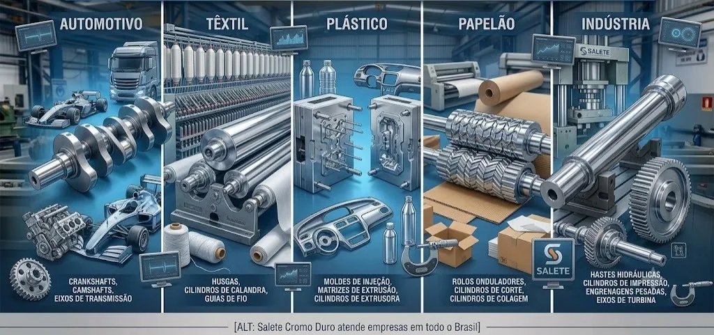 Eixos em máquinas antigas