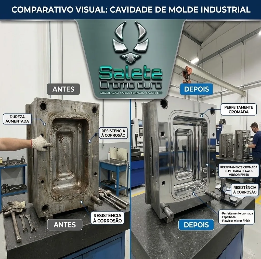 Vantagens da Cromagem de Moldes Industriais