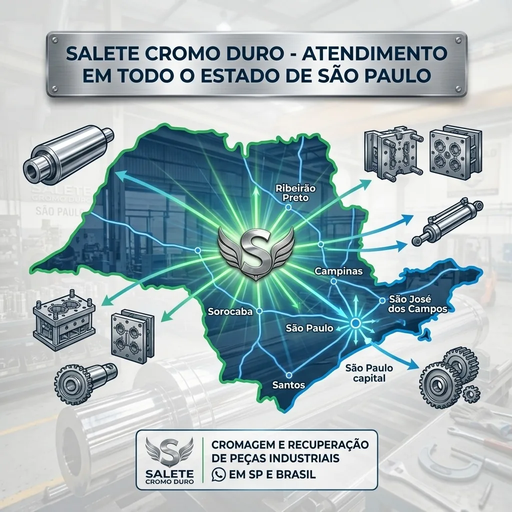 Atendimento para São Paulo e regiões industriais