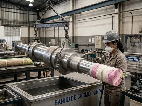 Revestimento de Cromo Duro Industrial